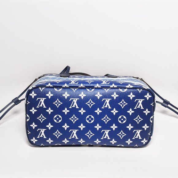 SOLD Louis Vuitton Escale Neverfull MM Bleu - Picture 8 of 8